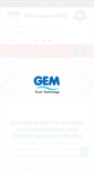 Mobile Screenshot of gemindia.com